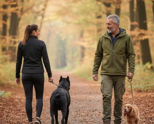 entspannte Leinenbegegnungen