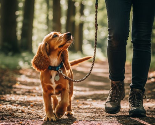 entspannter Trainingsspaziergang im Kräherwald Stuttgart