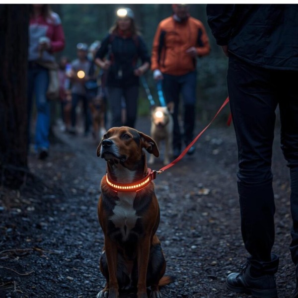 hund sicherheit daemmerung led halsband 4