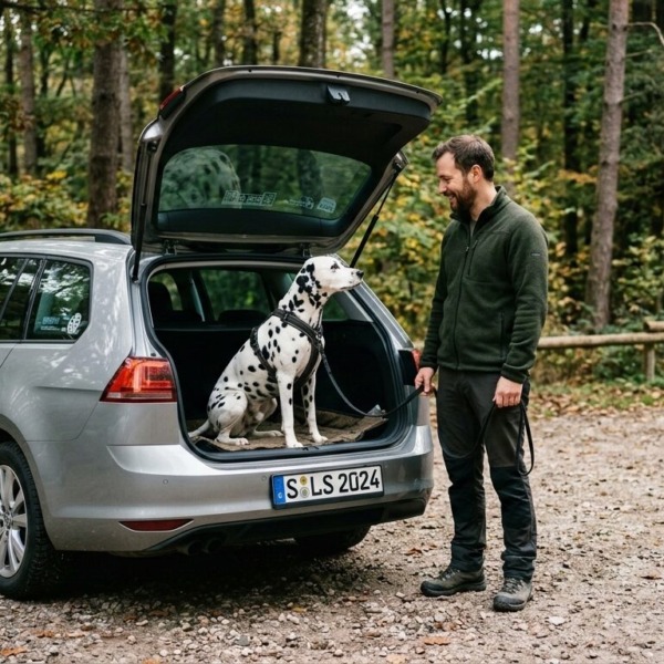 entspannter Hund - entspannter Spaziergang- Parkplatz Bärensee- Hundeschule Stuttgart-Workshop Hibbelhund