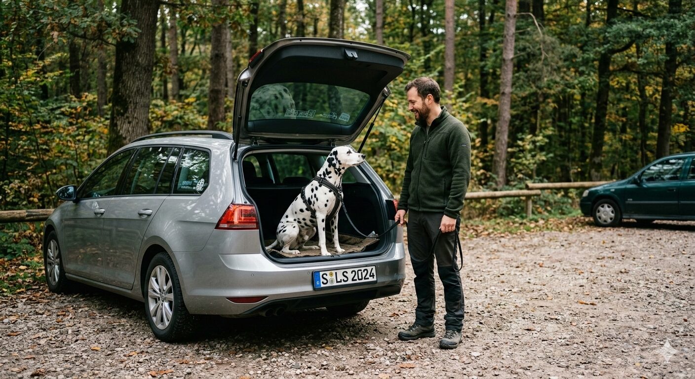 entspannter Hund - entspannter Spaziergang- Parkplatz Bärensee- Hundeschule Stuttgart-Workshop Hibbelhund