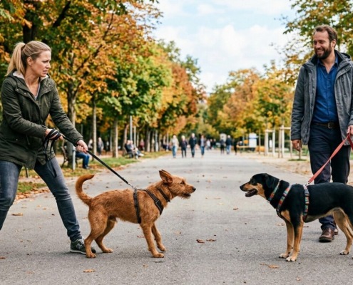 Stimmungsübertragung- Hundeschule Stuttgart- Schloßgarten