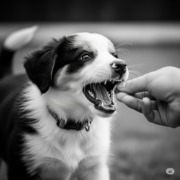 Welpe erlernt Beißhemmung-Hundeschule Stuttgart - Welpentraining- Stuttgart Gaisburg