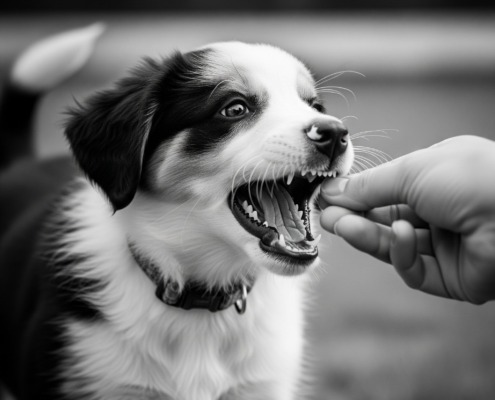 Welpe erlernt Beißhemmung-Hundeschule Stuttgart - Welpentraining- Stuttgart Gaisburg