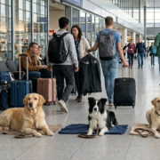 Trainieren für den Hundeführerschein Stuttgart - Hier ist die Hundeschule Stuttgart im Vorbereitungskurs am Flughafen Stuttgart